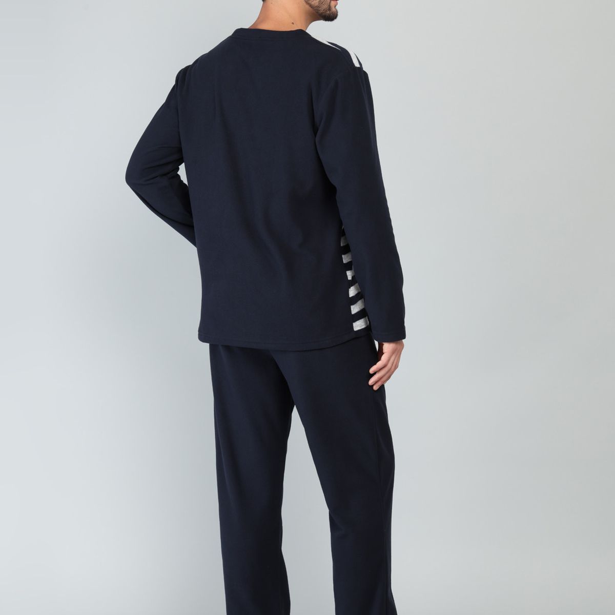 ARROW - Pijama Largo Polar Regular Fit Azul Arrow ARROW
