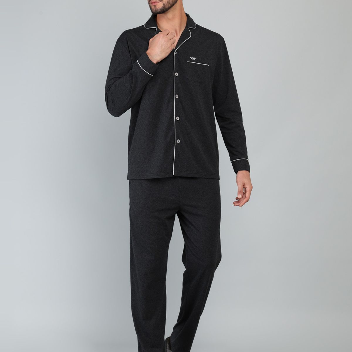 ARROW - Pijama Clásico Regular Fit Gris Arrow ARROW