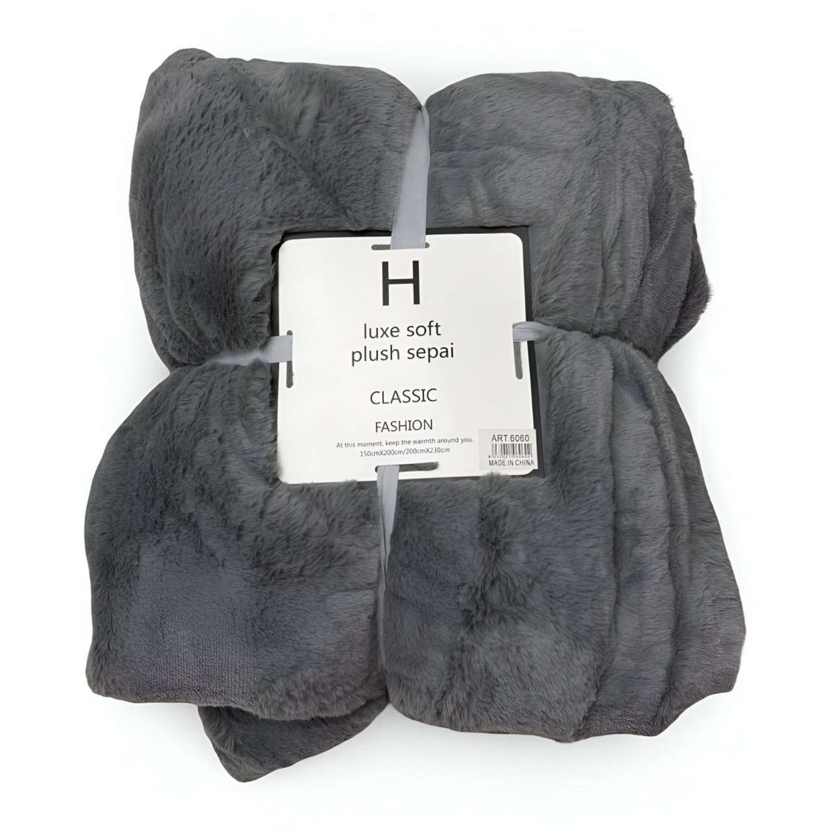 GENERICO - Frazada Térmica de Plush con Reverso en Chiporro