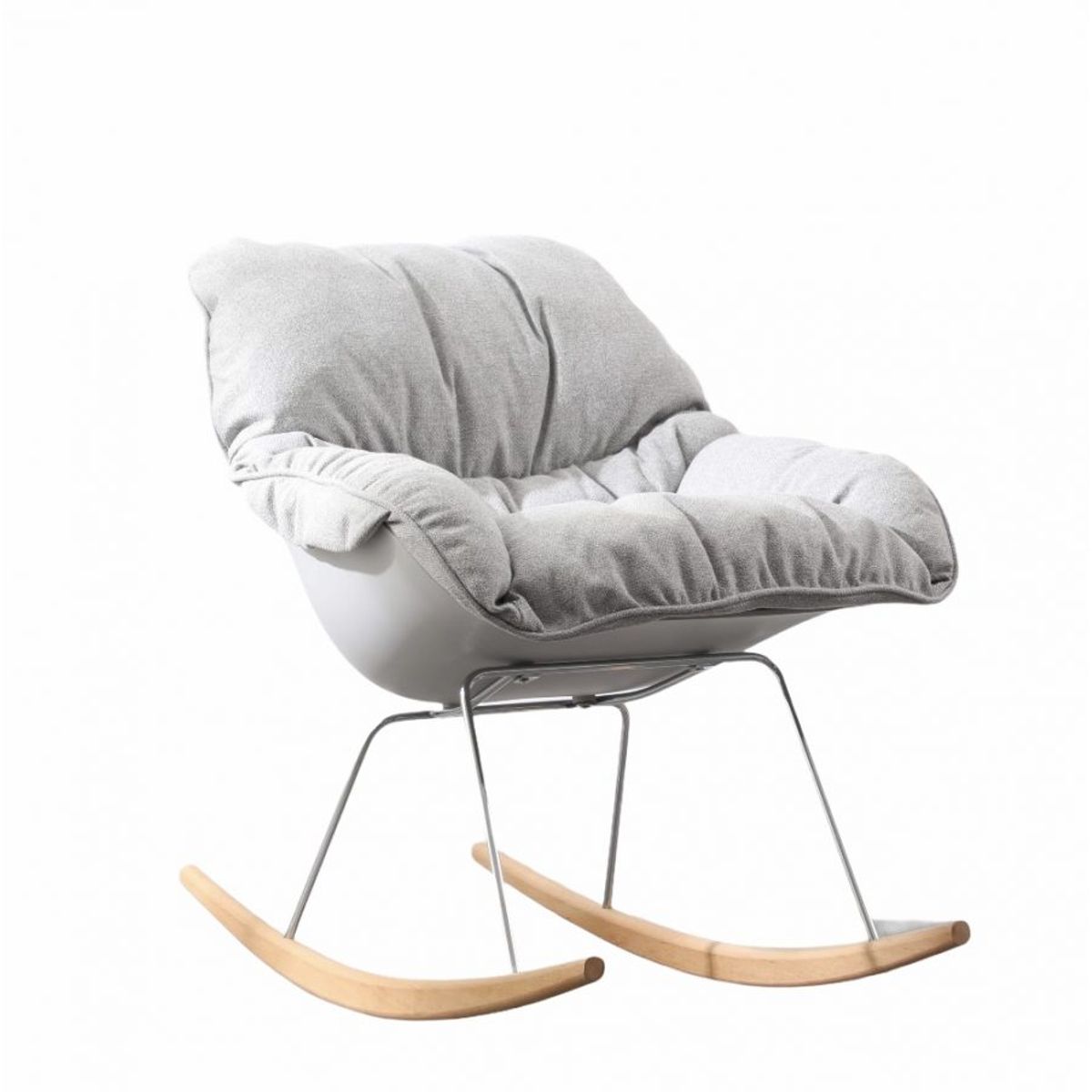 TENDENCIA HOME - Silla mecedora marca Tendencia Home modelo Sebastiana color gris