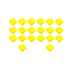 GENERICO - Pack 100 Paños Multiusos Amarillo Antipolvo 38x38 – Superficies Limpias y Brillantes