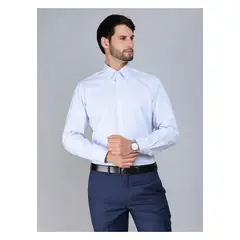 ARROW - Camisa Formal Spandex Slim Fit Celeste