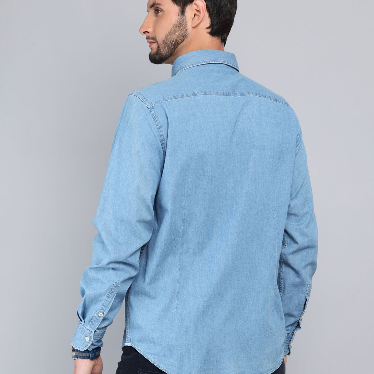 ARROW - Camisa Denim Regular Fit Celeste Arrow ARROW