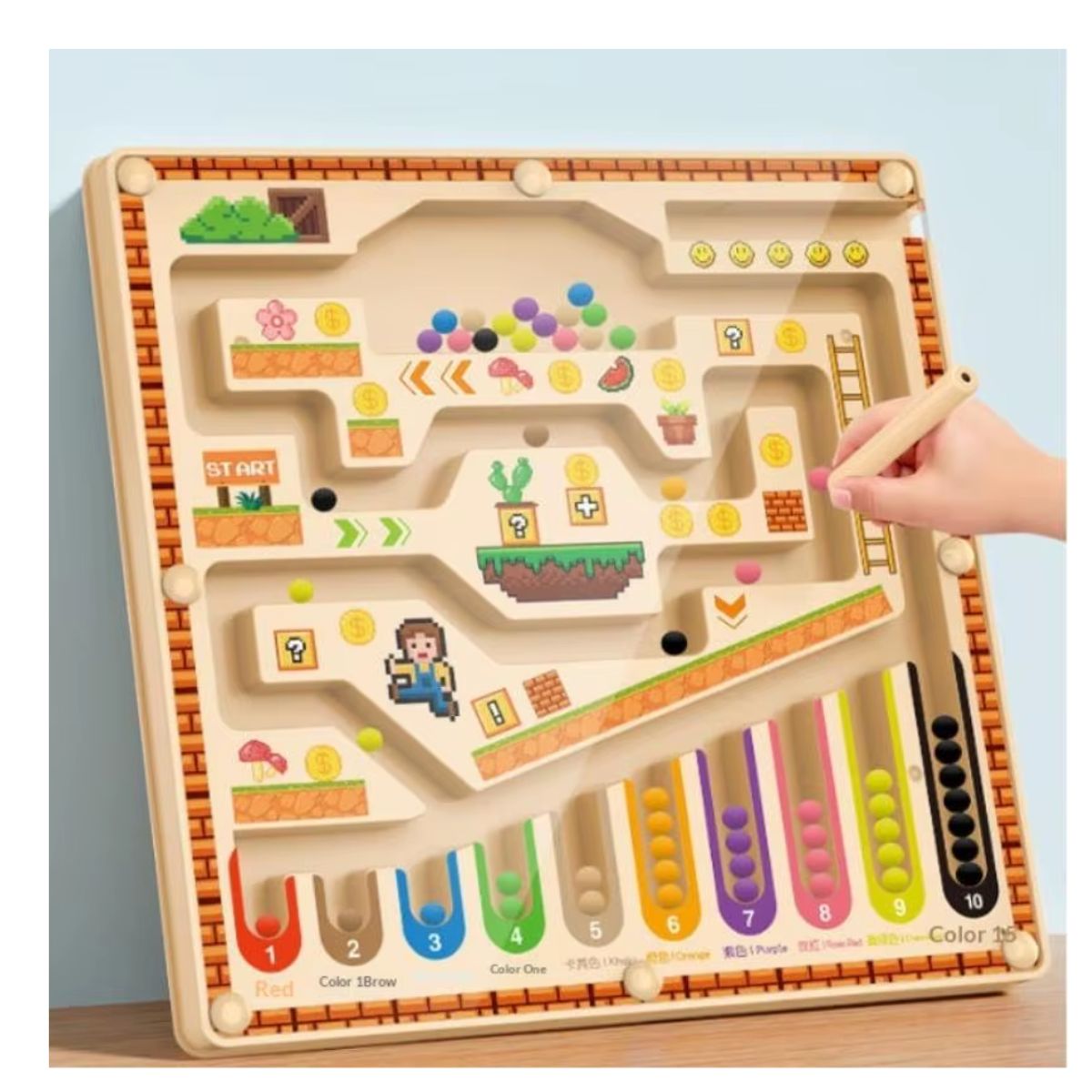 OEM - TABLERO DE LABERINTO MAGNETICO PARA NIÑOS