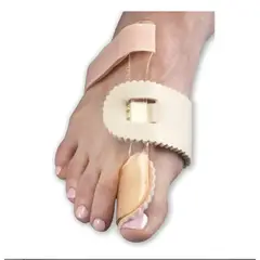 GENERICO - Corrector De Juanetes Pack X2 Enderezador De Juanete Blanco Standard Ajustable