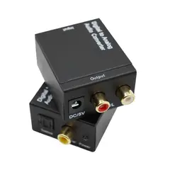 GEN - Conversor Audio Digital Optico A Rca Fibra Optica De Smarttv