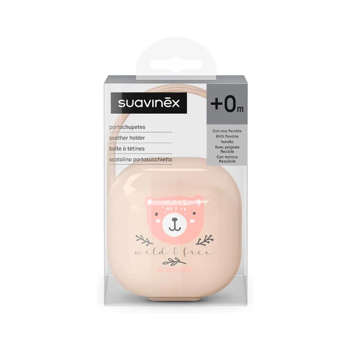 SUAVINEX - Porta Chupetes Wild Rosa