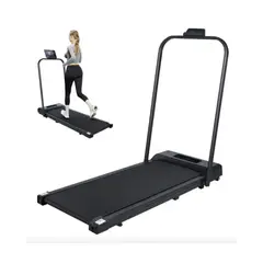 GENERICO - Trotadora Plegable Importp 30hp 8kmh Negro Negro