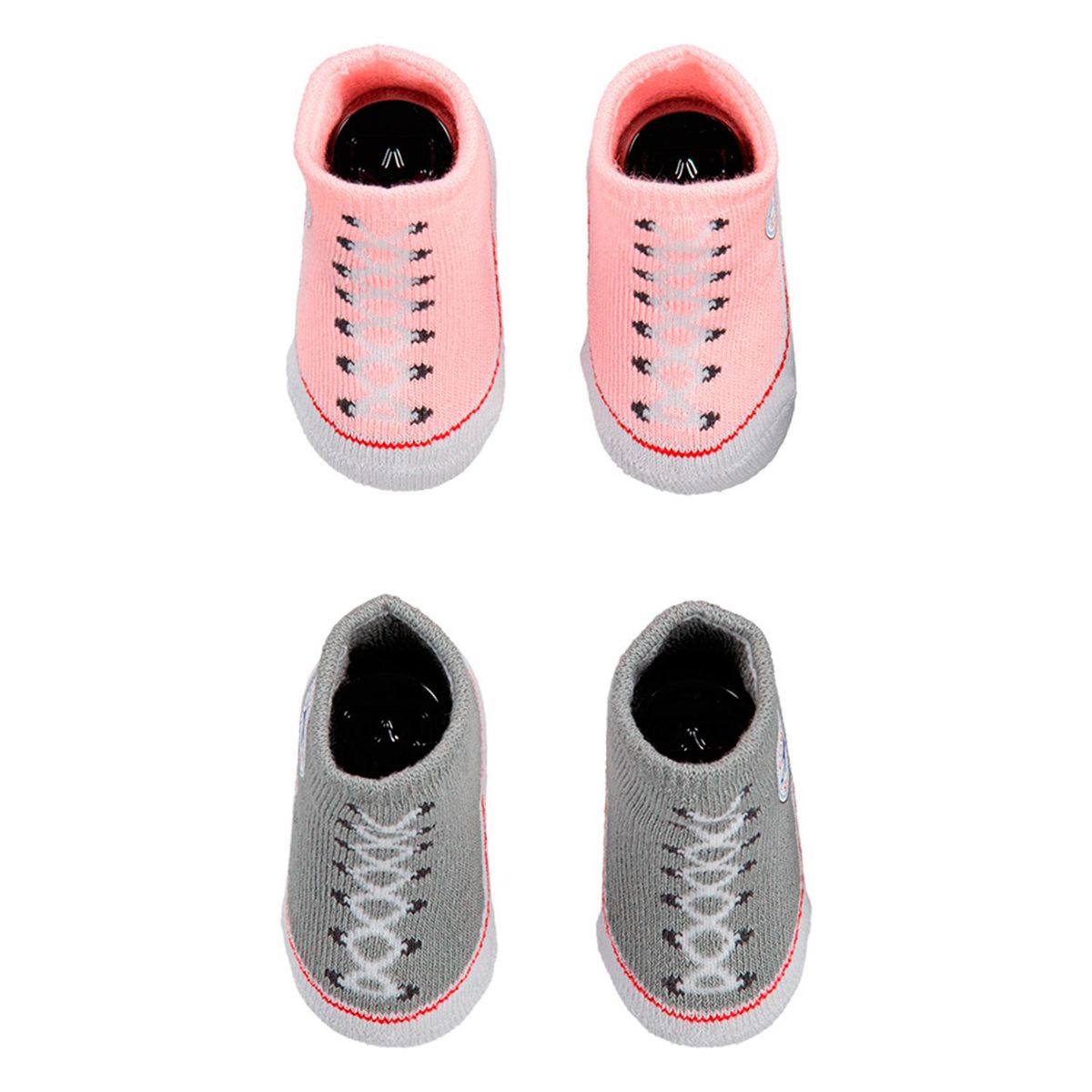 CONVERSE - Calcetines Converse Chuck Bootie Bebé Rosado