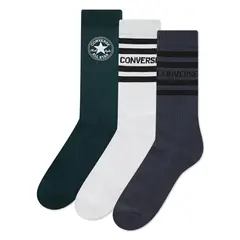 CONVERSE - Calcetines Tripack Chuck Patch Hombre Multicolor