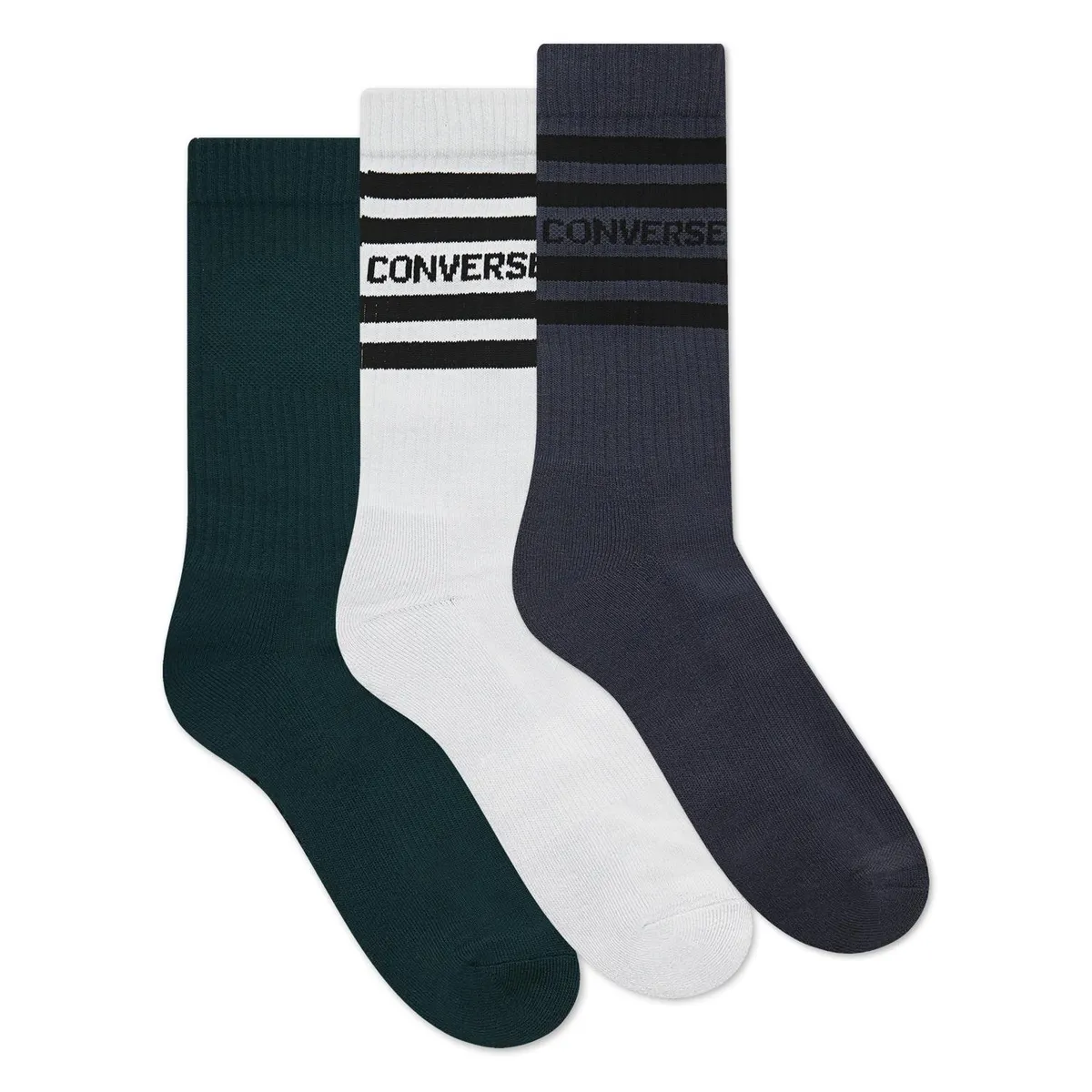 CONVERSE - Calcetines Converse Tripack Chuck Patch Hombre Multicolor