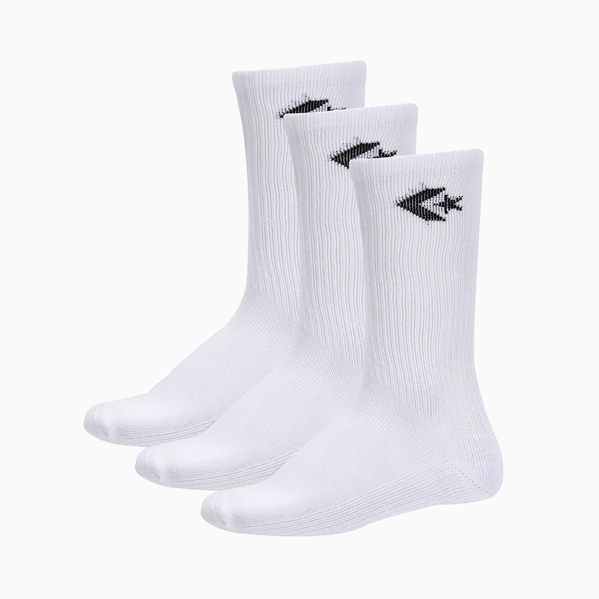 CONVERSE - Calcetines Converse Tripack Classic Star C Hombre Blanco