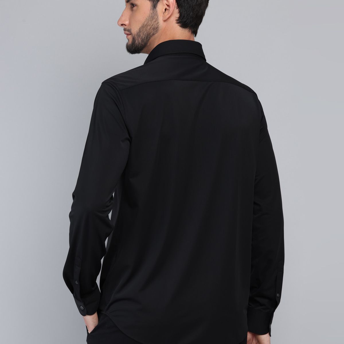 ARROW - Camisa Ultra Spandex Regular Fit Negro Arrow ARROW