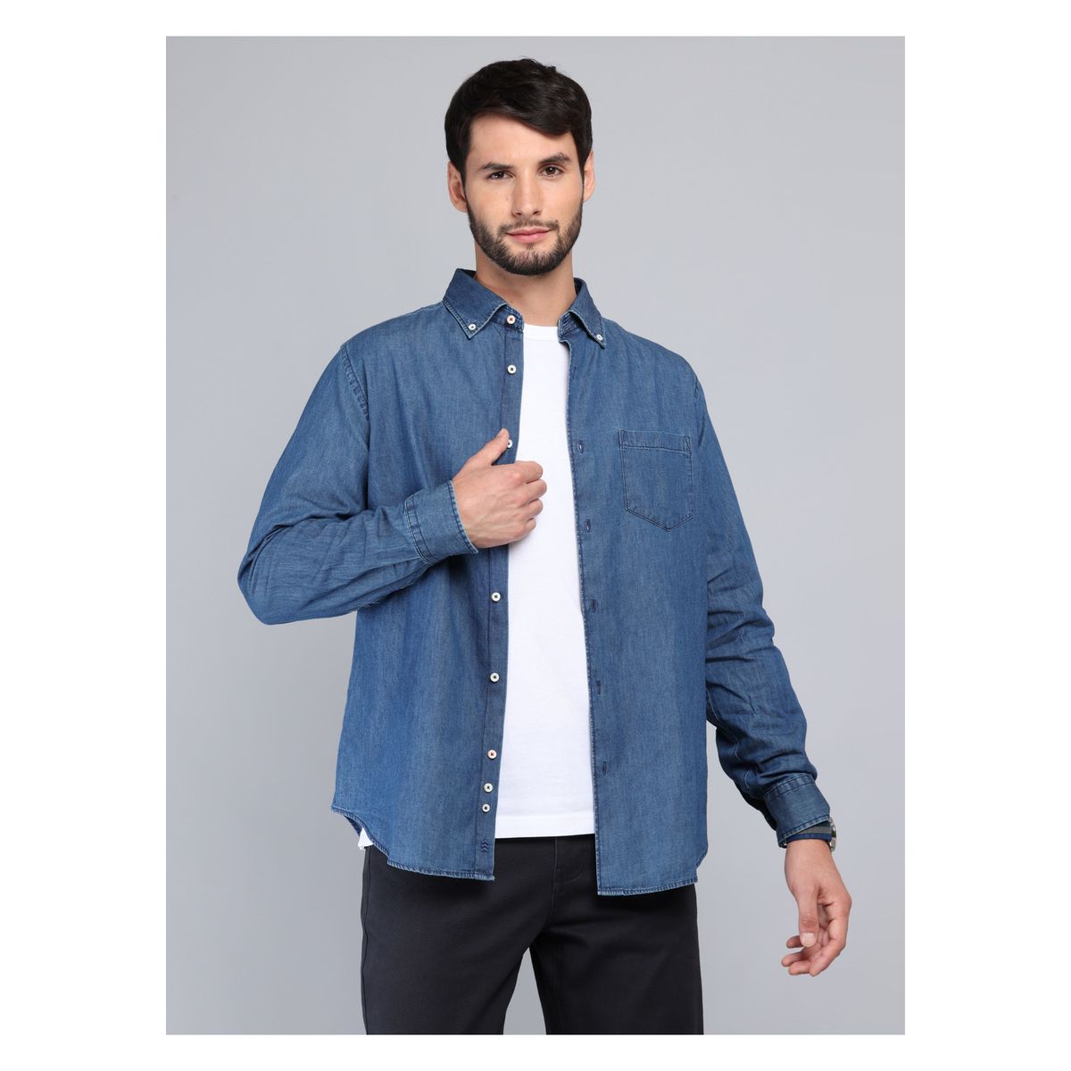 ARROW - Camisa Denim Regular Fit Azul Arrow ARROW