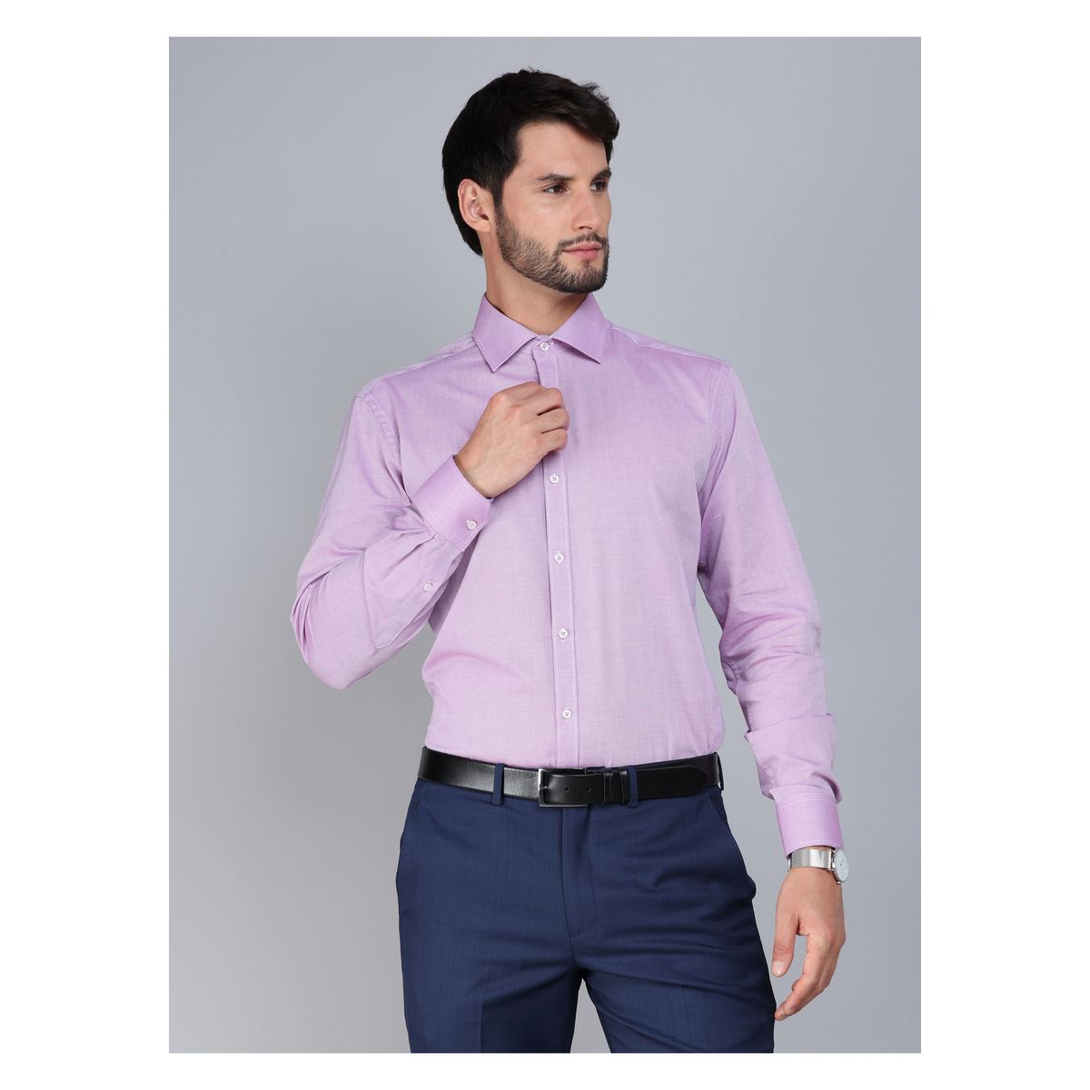 ARROW - Camisa Formal Texturada Slim Fit Lila Arrow ARROW