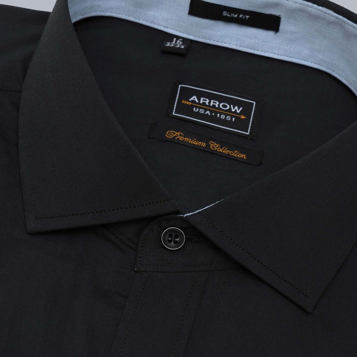 ARROW - Camisa Formal Spandex Slim Fit Negro Arrow ARROW