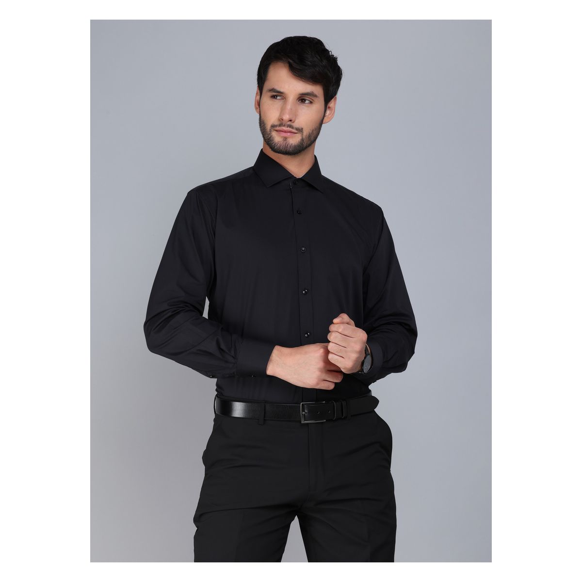 ARROW - Camisa Formal Spandex Slim Fit Negro Arrow ARROW