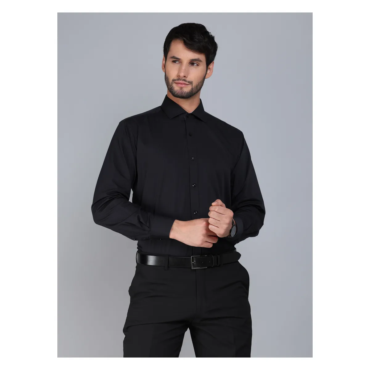 ARROW - Camisa Formal Spandex Slim Fit Negro Arrow ARROW