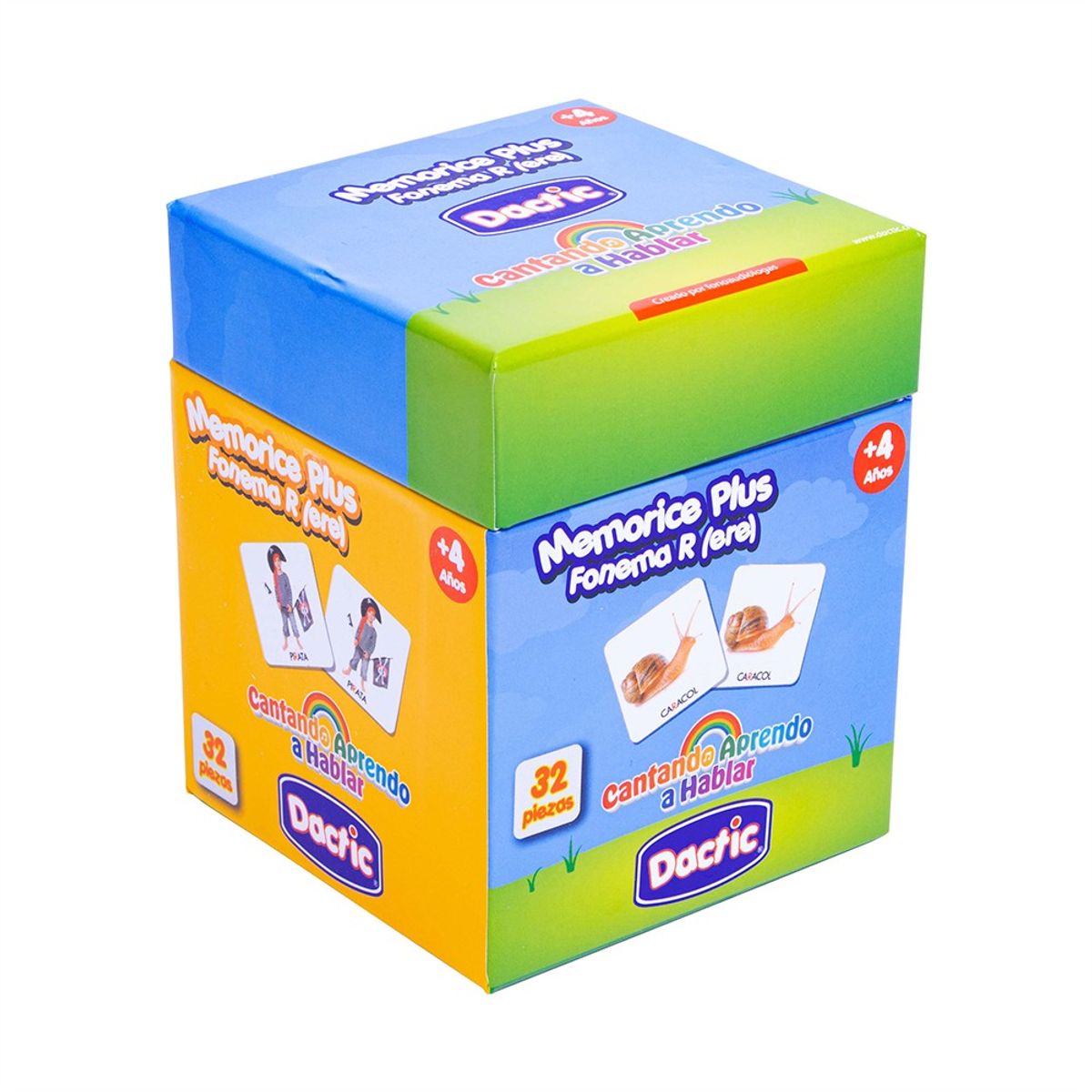 DACTIC - Juego Memorice Plus Sonido R 32 Piezas Dactic