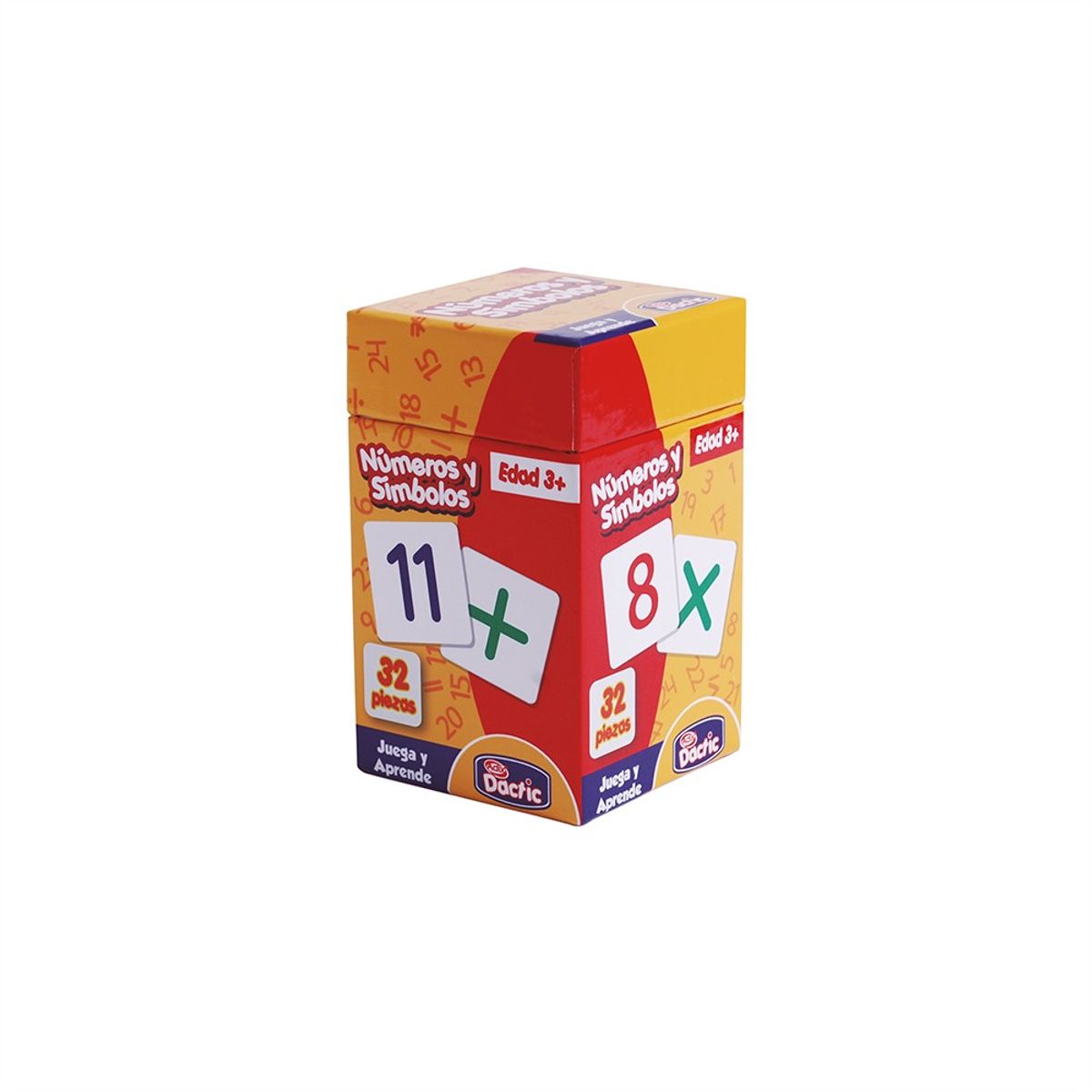 DACTIC - Juego Número y Símbolo Matemático Carton 32 Piezas Dactic