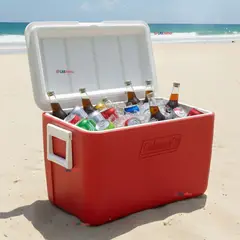 COLEMAN - Cooler Coleman® Rojo 45 Litros / 48 QT Cava Térmica