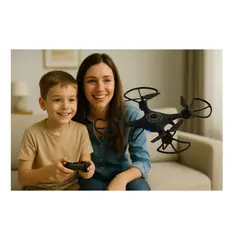 GENERICO - Drone Rc Explorer 6ch 2.4 Ghz Con Modo Headless, Giros 360°, Luces Led Y Control De Altura