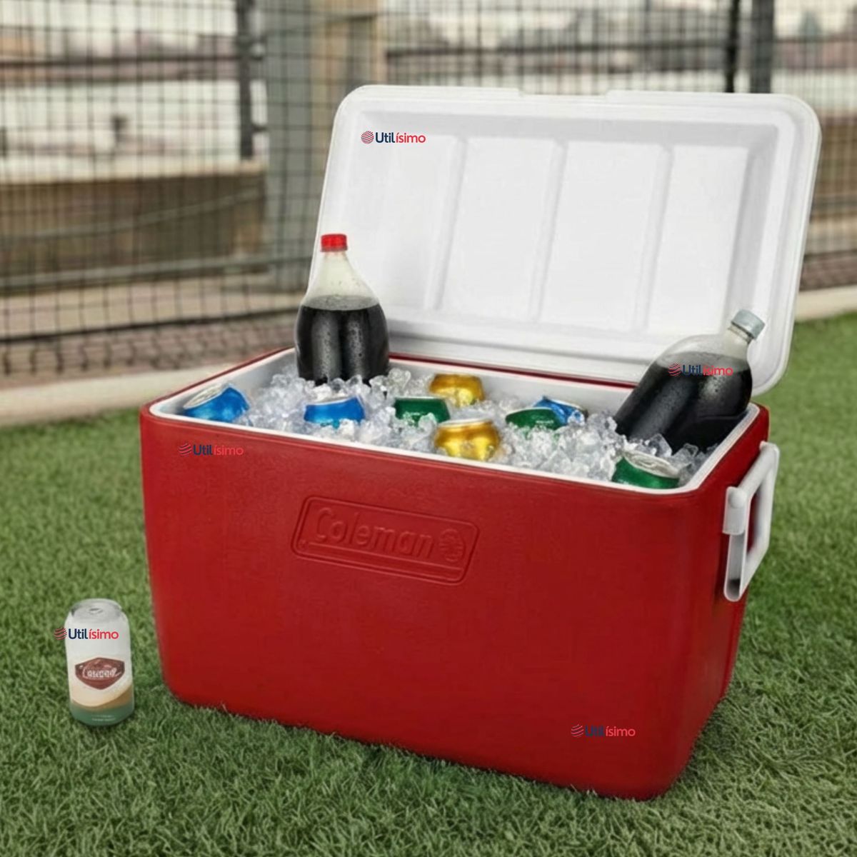 COLEMAN - Cooler Coleman® Rojo 45 Litros / 48 QT Cava Térmica