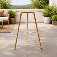 GENERICO - Mesa bar eames alta de 70x70x105cm