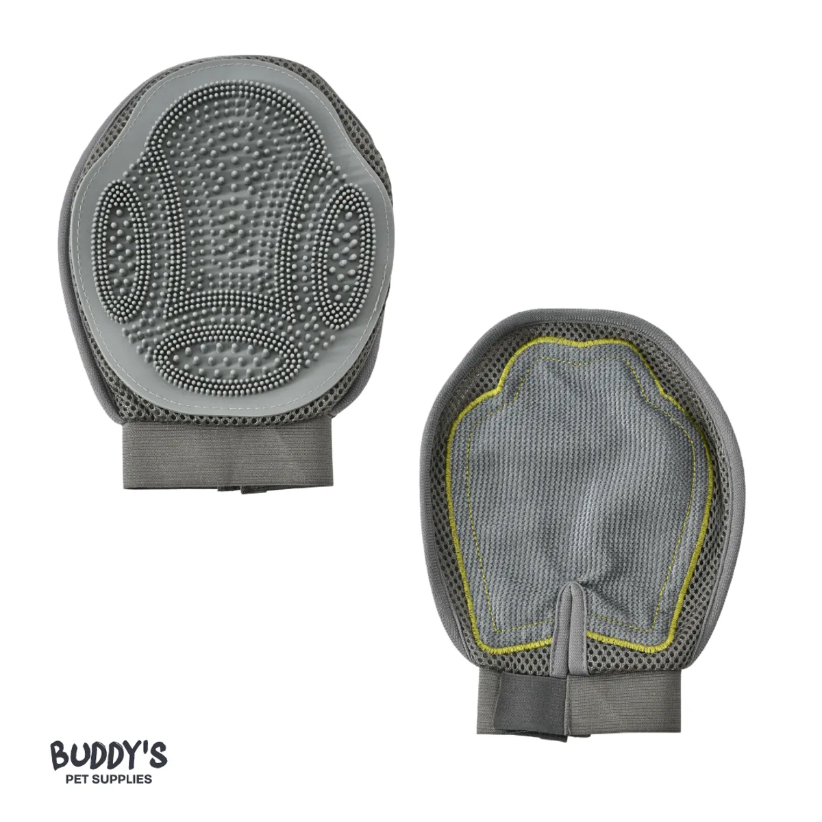 BUDDY'S PET SUPPLIES - Guante Quita Pelos Limpieza Mascotas Perros Gatos Animales