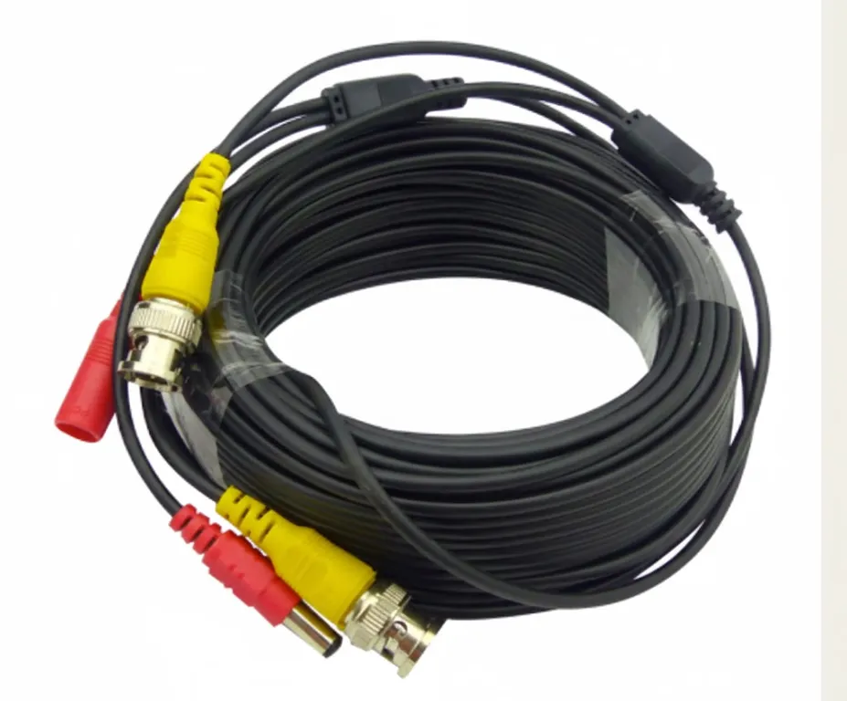 GENERICO Cable BNC/DC 20 Metros Para Camara De Vigilancia