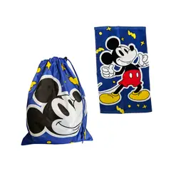 GENERICO - Set De Aseo Personal Escolar 2 Pzas Azul-Estrellas