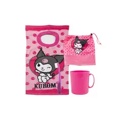 GENERICO - Set Asea Personal Bucal De Niño 4 Pzas Rosa-Fucsia