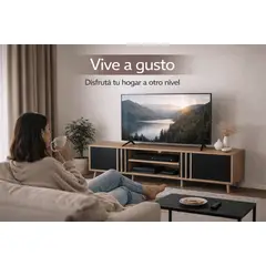 SPACE HOME - Rack TV Estilo Nórdico 180 cm para TV Grandes hasta 80”
