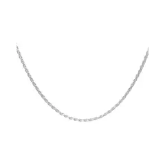 GENERICO - Cadena de Plata 925 Tourbillon 1.2 mm 70 cm