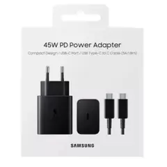 SAMSUNG - CARGADOR COMPLETO C A C 45W PARA