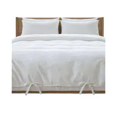 GENERICO - FUNDA DE PLUMÓN UNICOLOR KING 240x260 cm