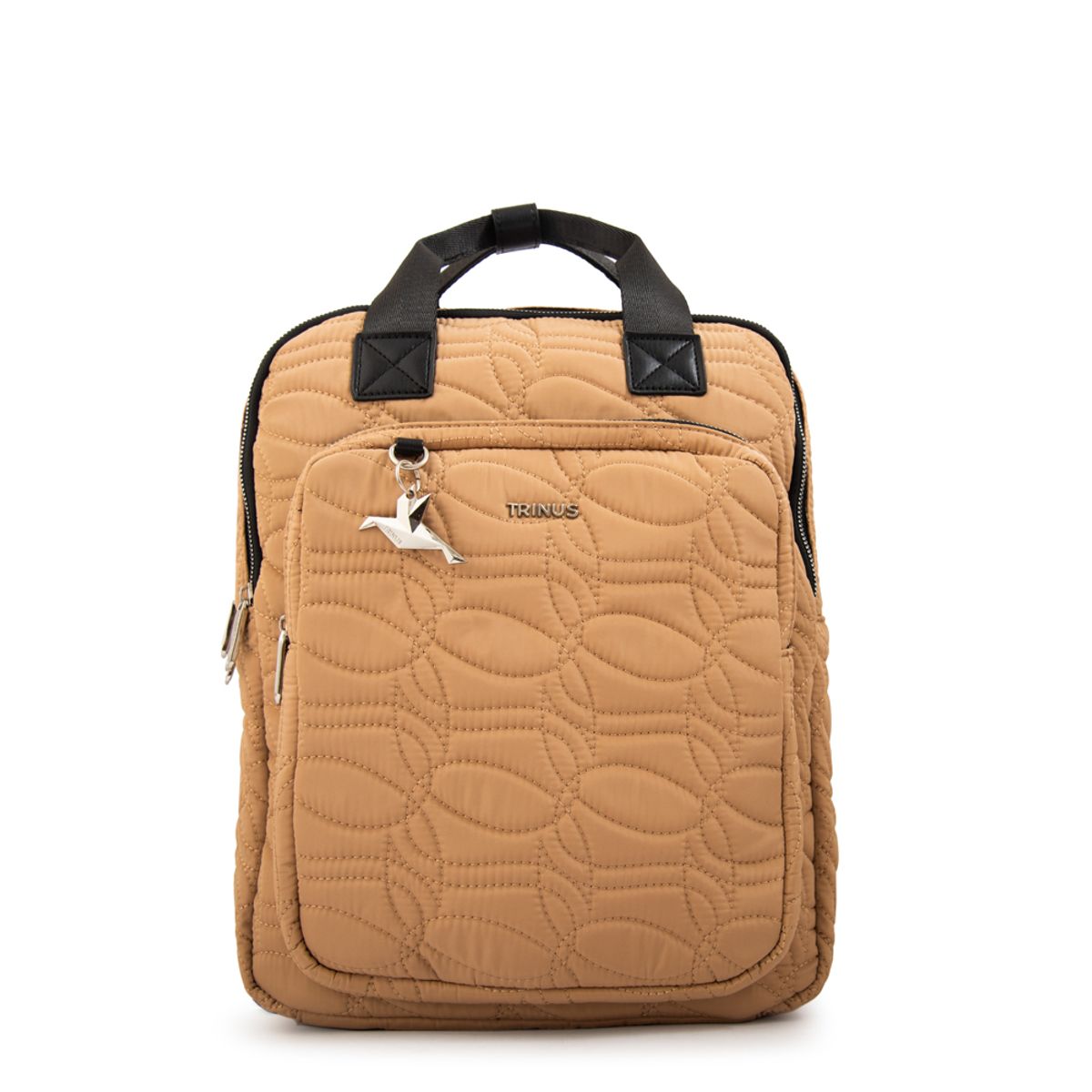 TRINUS - Mochila porta notebook ivanca grande beige oscuro