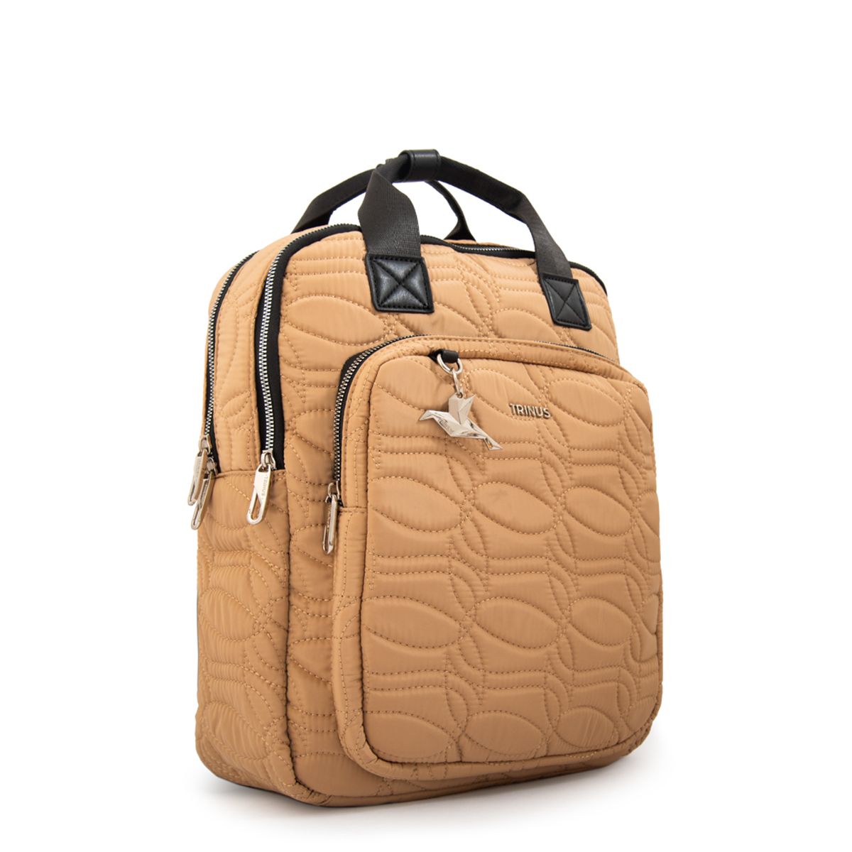 TRINUS - Mochila porta notebook ivanca grande beige oscuro