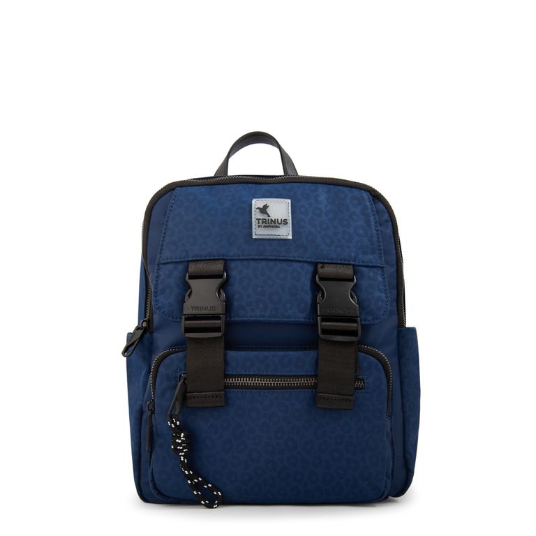 Mochila college mediana azul Azul TALLA UNICA