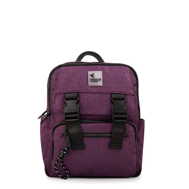 Mochila college mediana morado Violeta TALLA UNICA