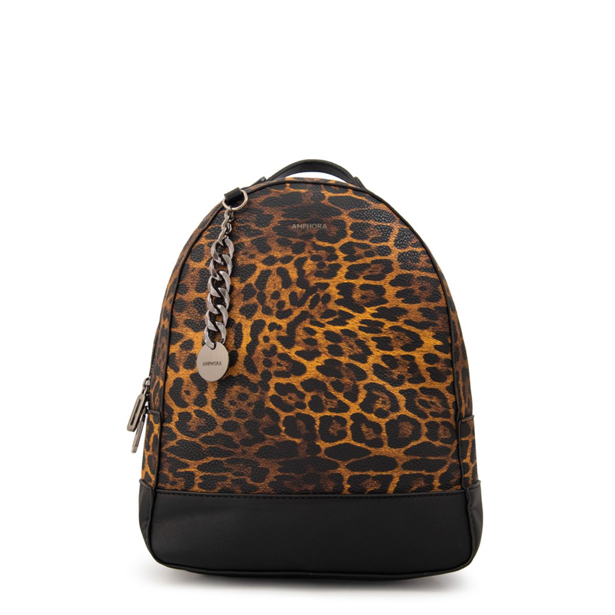 AMPHORA - Mochila patricia mediana animal print
