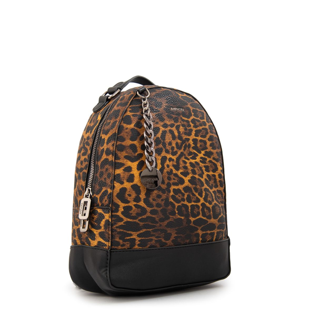 AMPHORA - Mochila patricia mediana animal print