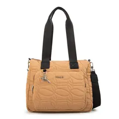 TRINUS - Cartera tote ivanca grande beige oscuro