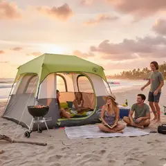 COLEMAN - Carpa Instant Signature con cubretecho 6 Personas Camping