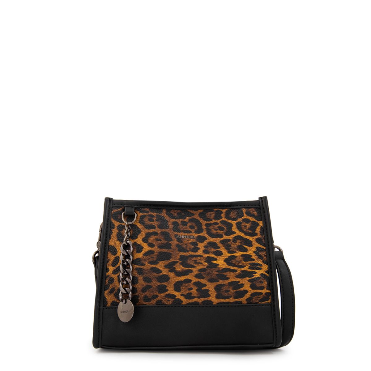 AMPHORA - Cartera bandolera patricia pequeña negro especial