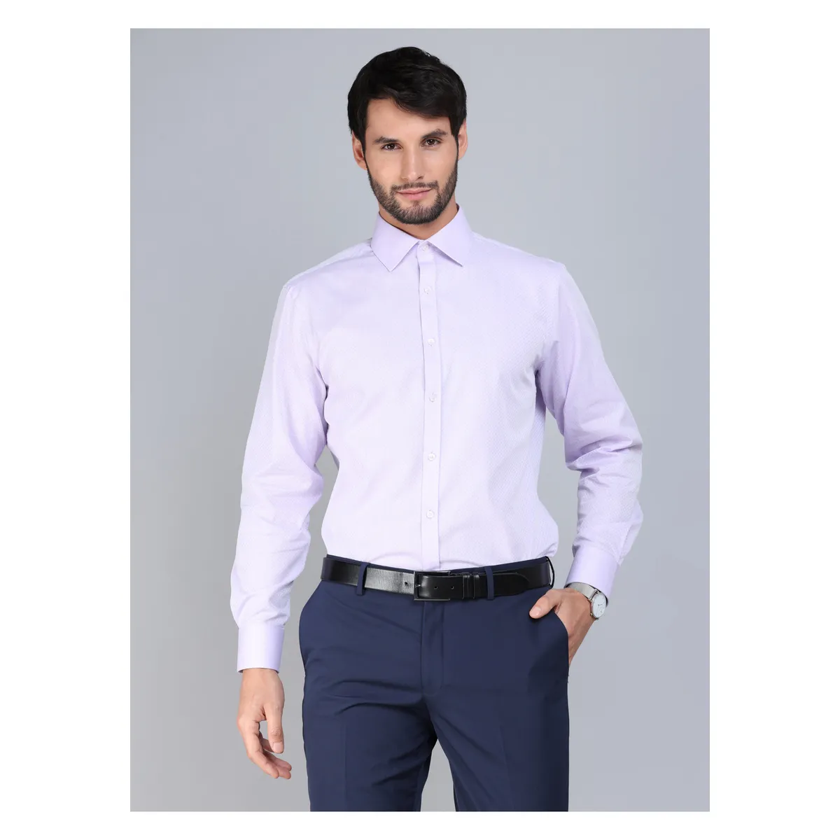ARROW - Camisa Formal Texturada Slim Fit Lila Arrow ARROW
