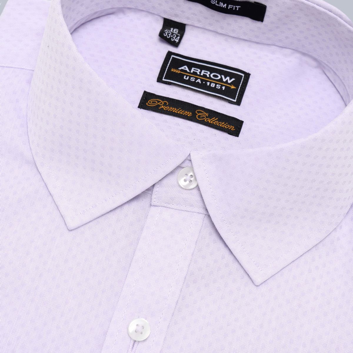 ARROW - Camisa Formal Texturada Slim Fit Lila Arrow ARROW