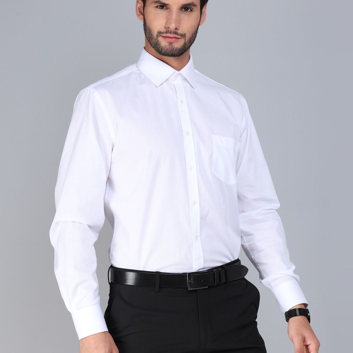ARROW - Camisa Formal Texturada Tailored Fit Blanco Arrow ARROW