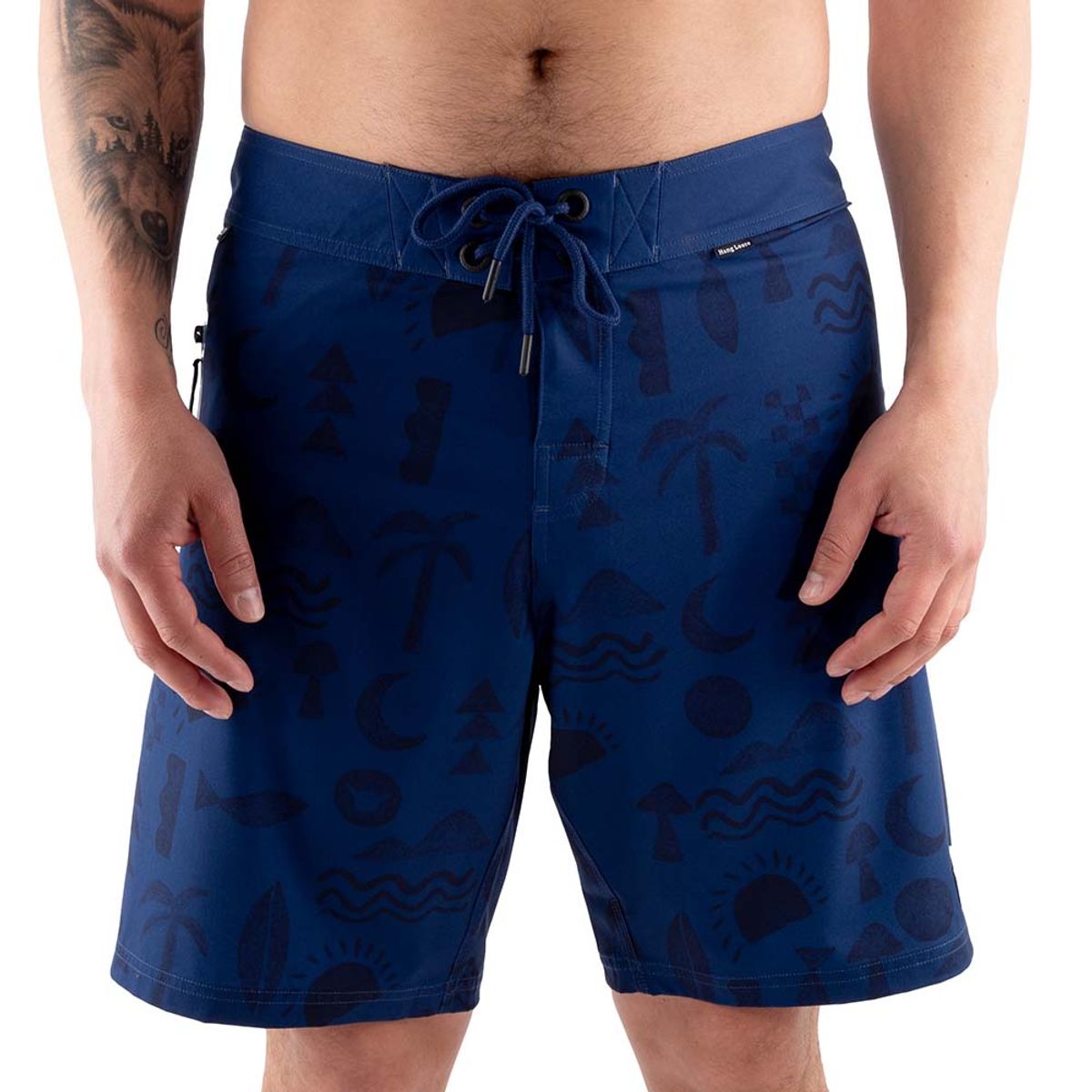 HANG LOOSE - Traje De Baño Hombre Elements Azul Hang Loose