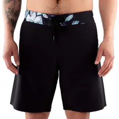 HANG LOOSE - Traje De Baño Hombre Florida Negro